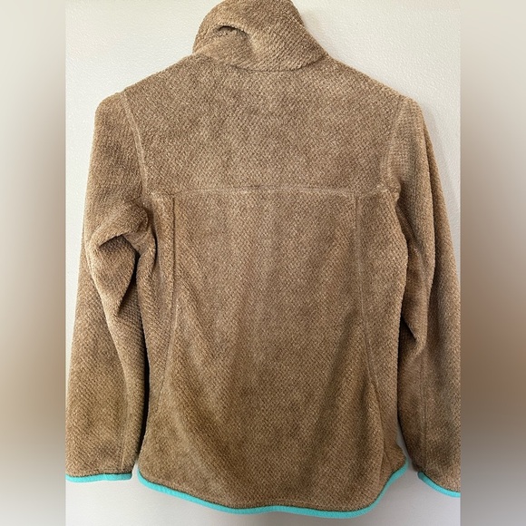 Patagonia Women's Retool Snap Pullover Tan and Teal size XS - Picture 5 of 5